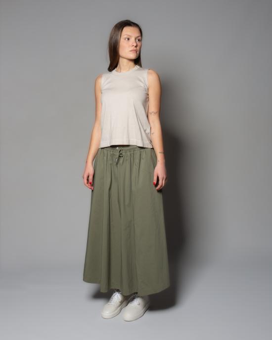 25SS 까웨 미디 스커트 K4147DW V15 VERDE - K-WAY