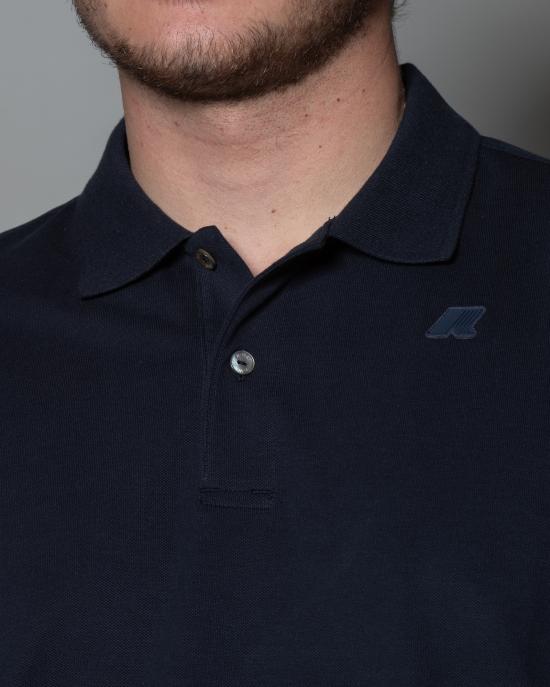 25SS 까웨 폴로 티셔츠 K5127BW K89 BLU - K-WAY