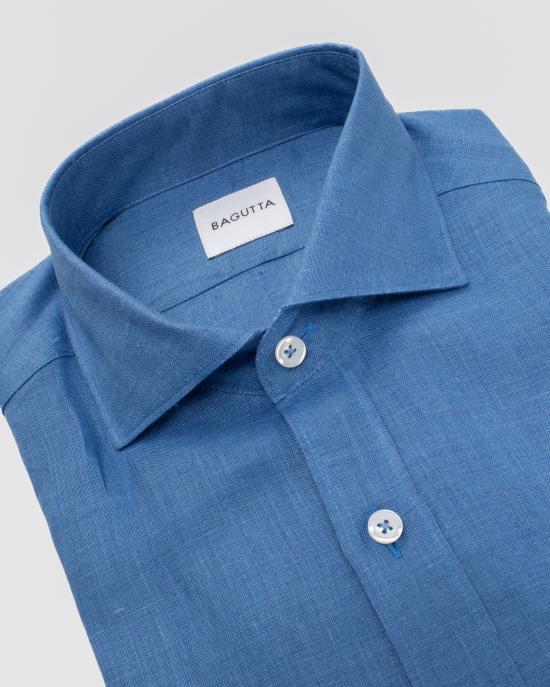 25SS 바구타 긴팔 셔츠 BERLINO T800 03 CELESTE - BAGUTTA