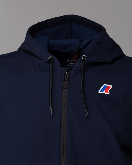 25SS 까웨 후드 티셔츠 K2122YW K89 BLU - K-WAY