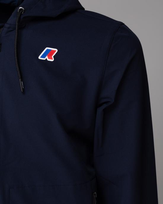 25SS 까웨 후드 티셔츠 K2122YW K89 BLU - K-WAY