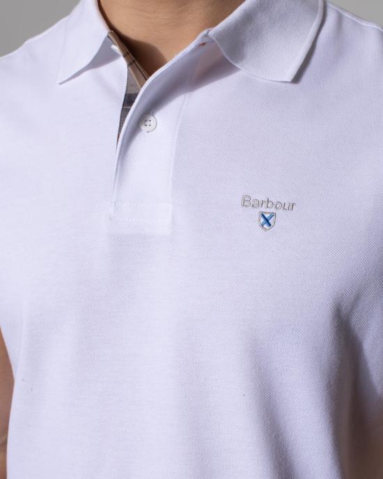 25SS 바버 집업 니트 MML0012 WH11 BIANCO - BARBOUR