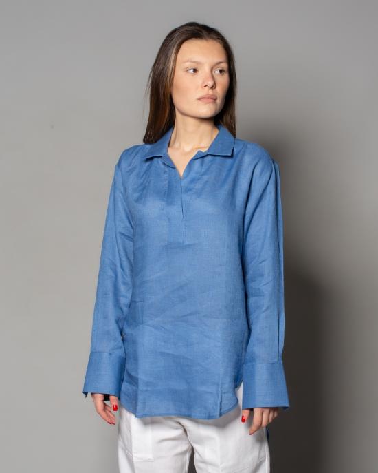 25SS 바구타 셔츠 PAMELA T800 03 AZZURRO - BAGUTTA