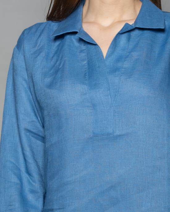 25SS 바구타 셔츠 PAMELA T800 03 AZZURRO - BAGUTTA