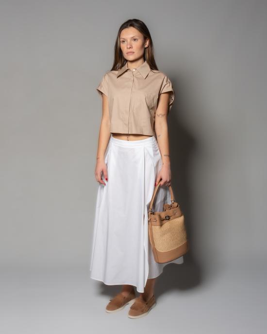 25SS 돈답 셔츠 DC398PF0010 XXXW BEIGE - DONDUP