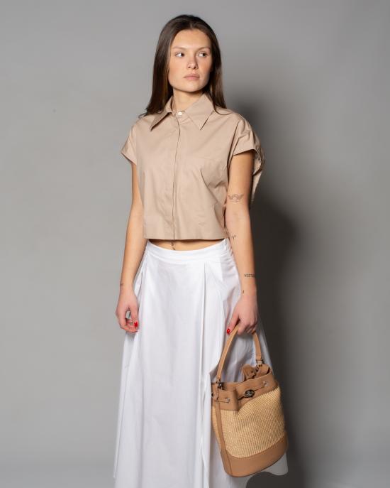 25SS 돈답 셔츠 DC398PF0010 XXXW BEIGE - DONDUP