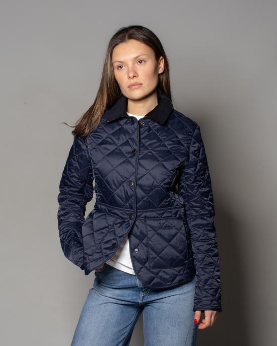 25SS 바버 DEVERON 데브론 퀼티드 자켓  LQU1012 NY71 BLU - BARBOUR