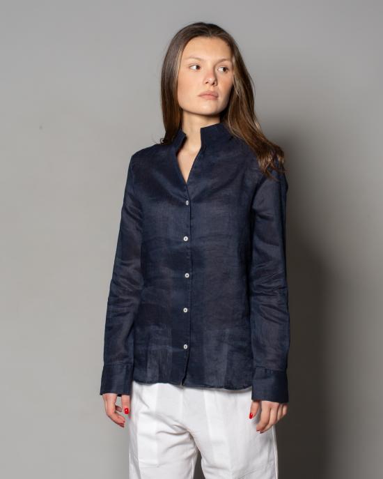 25SS 바구타 셔츠 BROOKE T800 10 BLU - BAGUTTA