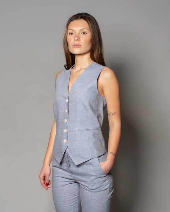 25SS 일레븐티 베스트 K85GILK03 TES0K029 08 DENIM - ELEVENTY