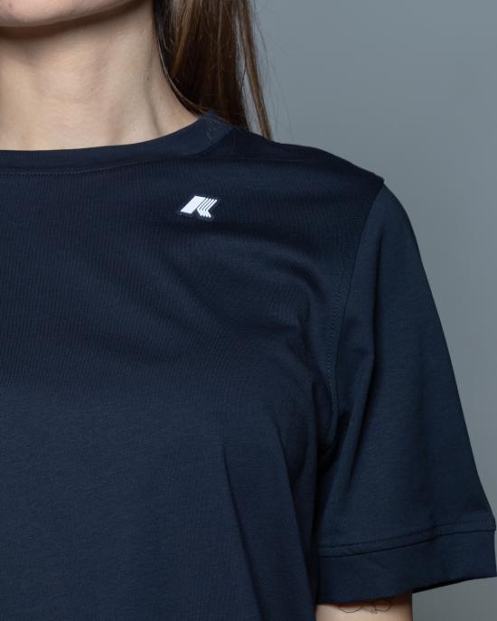 25SS 까웨 반팔 티셔츠 K2148EW K89 BLU - K-WAY