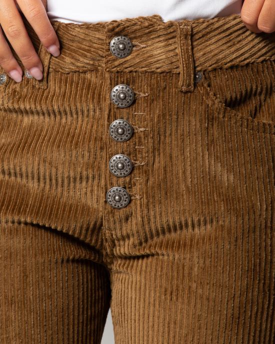  돈답 스트레이트 팬츠 DP268BVS0031XXX 028 MARRONE - DONDUP