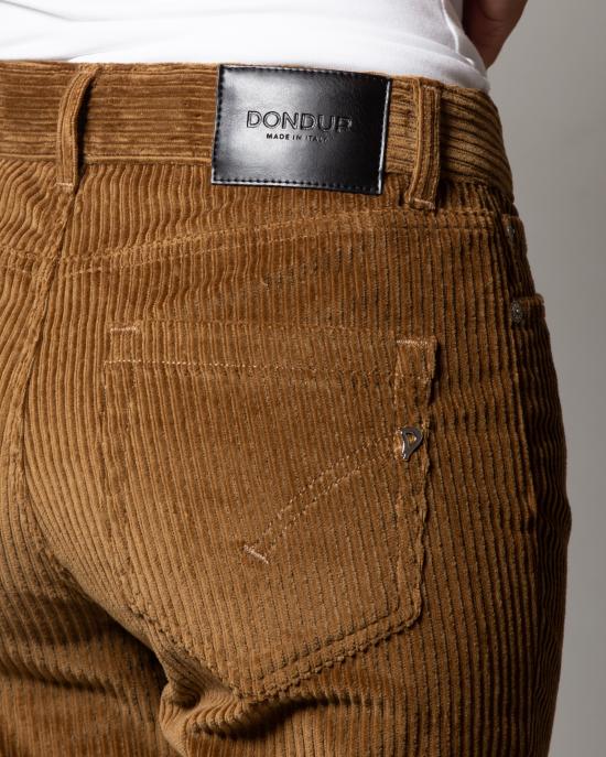  돈답 스트레이트 팬츠 DP268BVS0031XXX 028 MARRONE - DONDUP