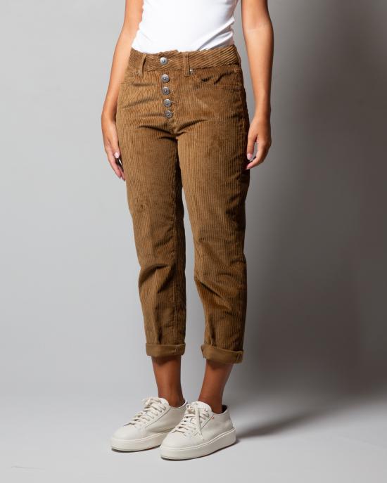  돈답 스트레이트 팬츠 DP268BVS0031XXX 028 MARRONE - DONDUP