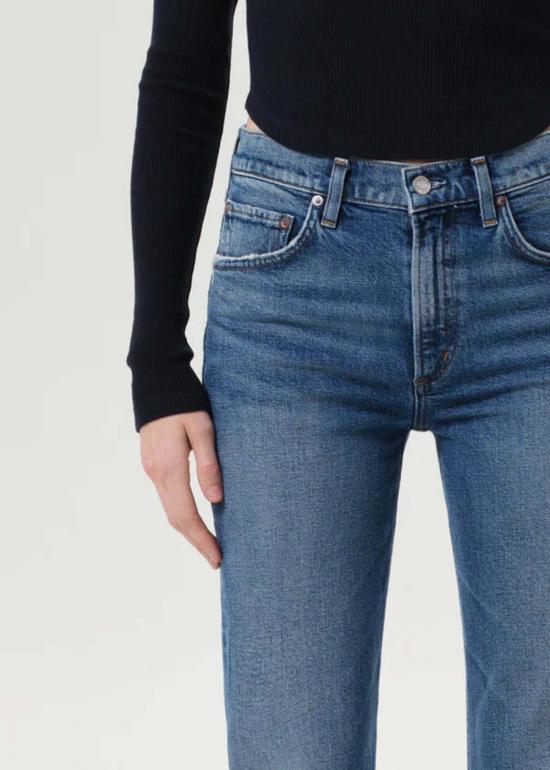  에이골디 데님 팬츠 아골드 킥 부츠 진 - AGOLDE