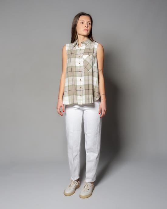 25SS 돈답 스트레이트 팬츠 DP784BF0018 PTDW 000 BIANCO - DONDUP