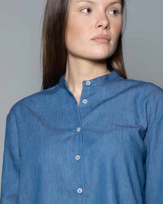 25SS 바구타 셔츠 CALLA T097 01 DENIM - BAGUTTA