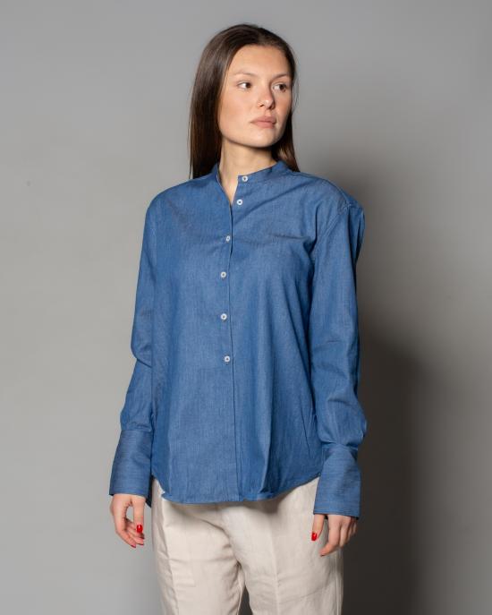 25SS 바구타 셔츠 CALLA T097 01 DENIM - BAGUTTA