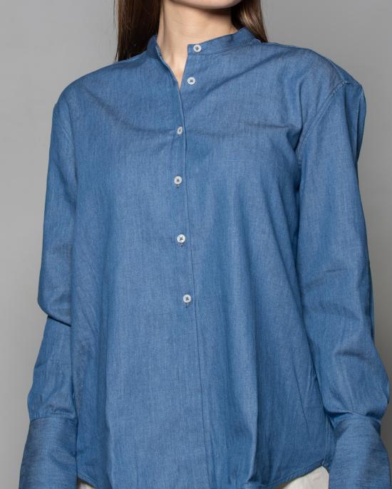 25SS 바구타 셔츠 CALLA T097 01 DENIM - BAGUTTA