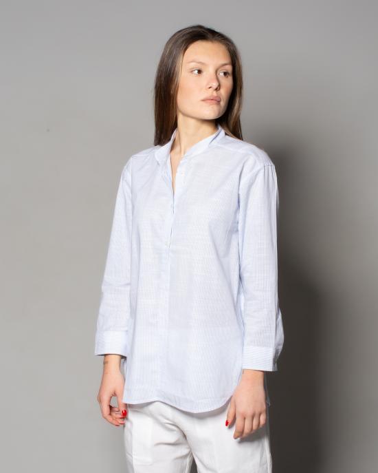 25SS 바구타 셔츠 LOTO T109 01 BIANCO CELESTE - BAGUTTA