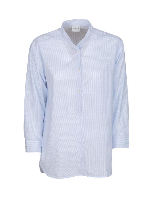 25SS 바구타 셔츠 LOTO T109 01 BIANCO CELESTE