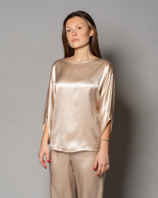 25SS 일레븐티 블라우스 K80TSHK05 TSE0I001 02 SABBIA - ELEVENTY