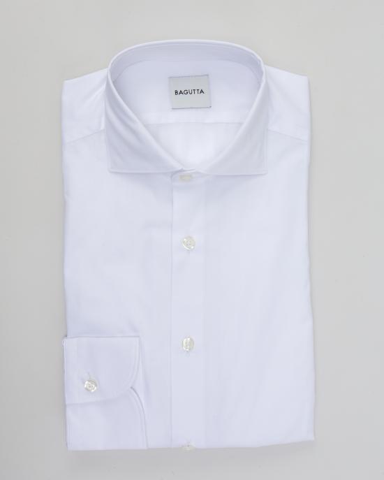 25SS 바구타 긴팔 셔츠 WALTER T100 01 BIANCO - BAGUTTA