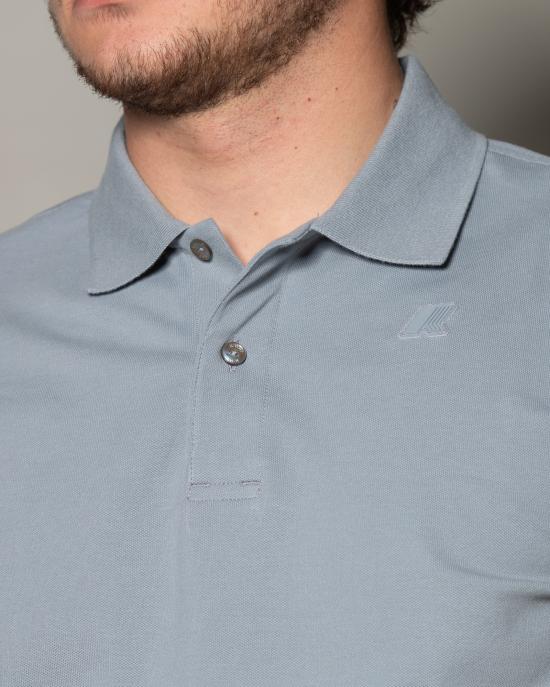 25SS 까웨 폴로 티셔츠 K5127BW WA9 CELESTE - K-WAY