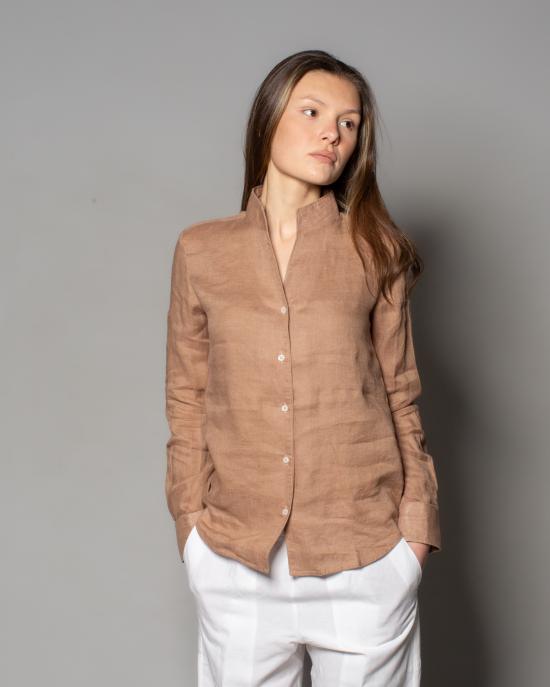 25SS 바구타 셔츠 BROOKE T800 15 TABACCO - BAGUTTA