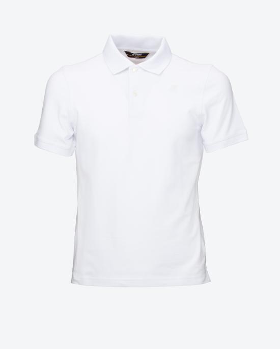 25SS 까웨 폴로 티셔츠 K5127BW 001 BIANCO - K-WAY