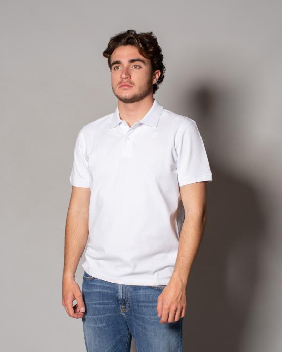 25SS 까웨 폴로 티셔츠 K5127BW 001 BIANCO - K-WAY