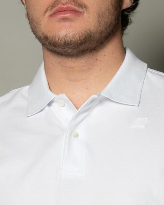 25SS 까웨 폴로 티셔츠 K5127BW 001 BIANCO - K-WAY