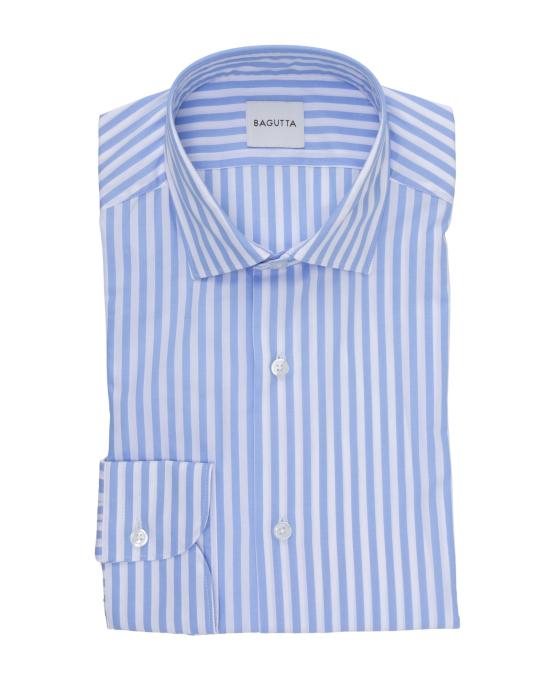 25SS 바구타 긴팔 셔츠 LEO S T101 12 AZZURRO BIANCO