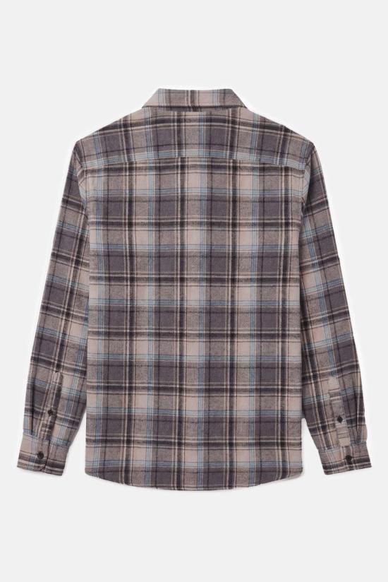  블루&크림 긴팔 셔츠 브랜든 플란넬  그레이 플레드 - BLUE&CREAM