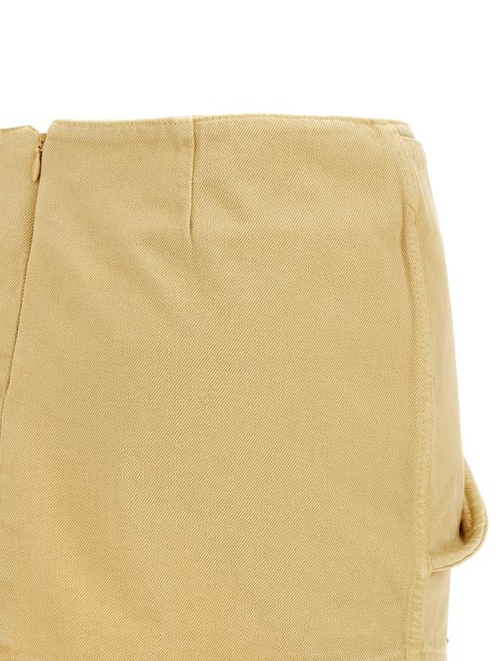 25SS 마그다뷰트림 숏 스커트 142525BEIGE Yellow - MAGDA BUTRYM