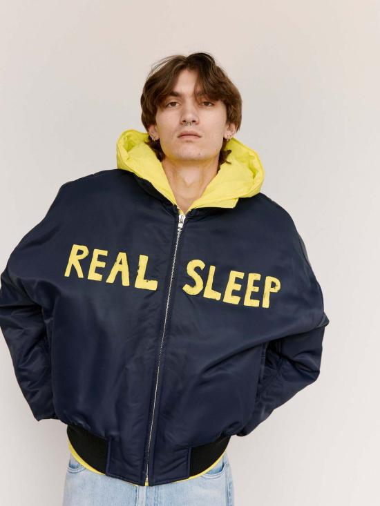  JW앤더슨 자켓 JW 앤더슨 리얼 슬립 봄버 재킷 - JW ANDERSON