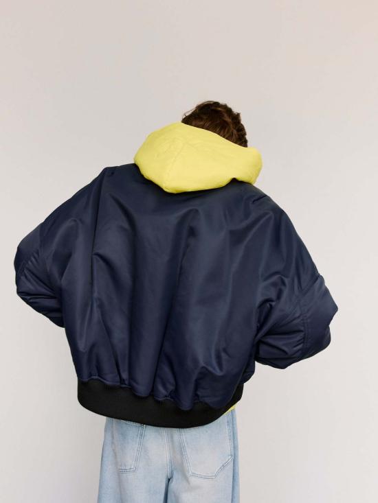  JW앤더슨 자켓 JW 앤더슨 리얼 슬립 봄버 재킷 - JW ANDERSON