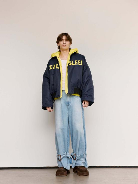  JW앤더슨 자켓 JW 앤더슨 리얼 슬립 봄버 재킷 - JW ANDERSON