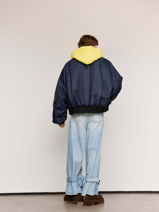  JW앤더슨 자켓 JW 앤더슨 리얼 슬립 봄버 재킷 - JW ANDERSON