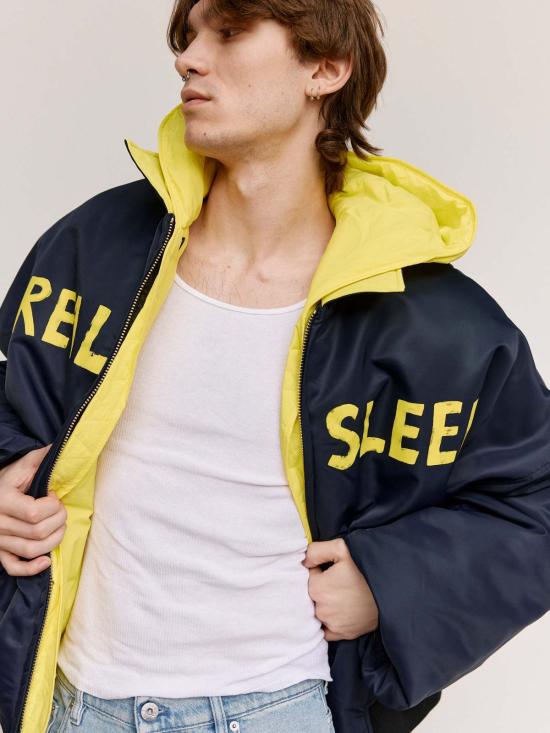  JW앤더슨 자켓 JW 앤더슨 리얼 슬립 봄버 재킷 - JW ANDERSON