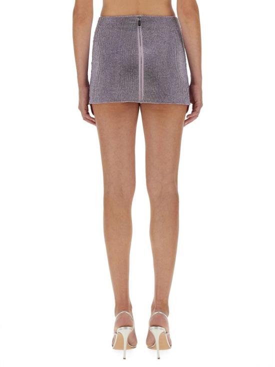 25FW 셀프 포트레이트 스커트 PF25 023SK L LILAC Purple - SELF PORTRAIT