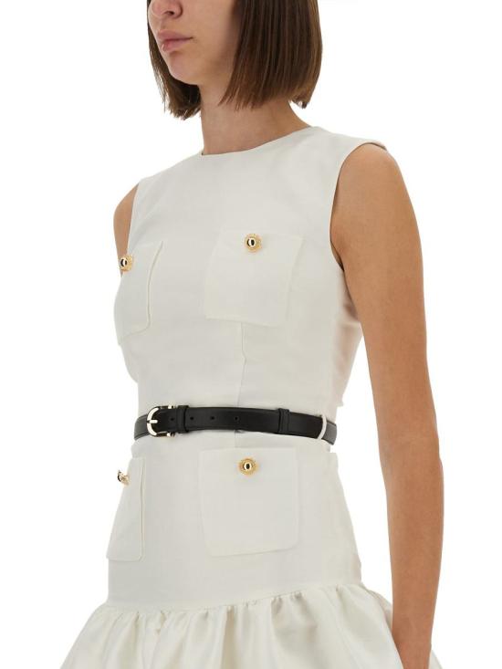 25FW 셀프 포트레이트 숏 원피스 PF25 017S C CREAM Beige - SELF PORTRAIT