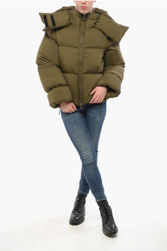  베이컨 숏패딩 BACPIGIU386 OLIVE Military Green - BACON