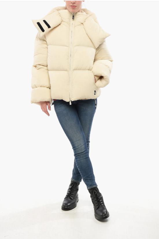  베이컨 숏패딩 BACPIGIU386 CREAM White - BACON