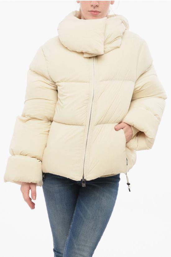  베이컨 숏패딩 BACPIGIU386 CREAM White