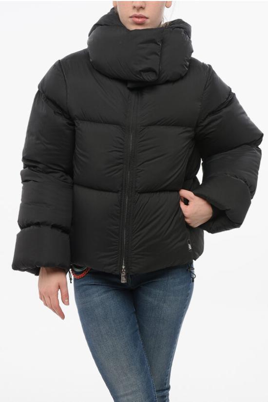  베이컨 숏패딩 BACPIGIU386 BLACK Black