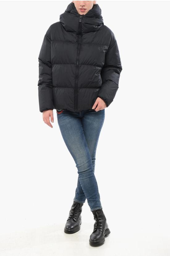  베이컨 숏패딩 BACPIGIA443 BLACK Black - BACON