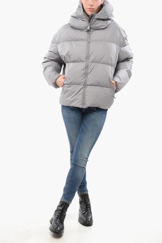  베이컨 숏패딩 BACPIGIA443 GREY Gray - BACON