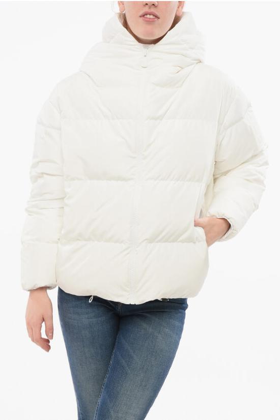  베이컨 숏패딩 BACPIGIA331 SNOW White