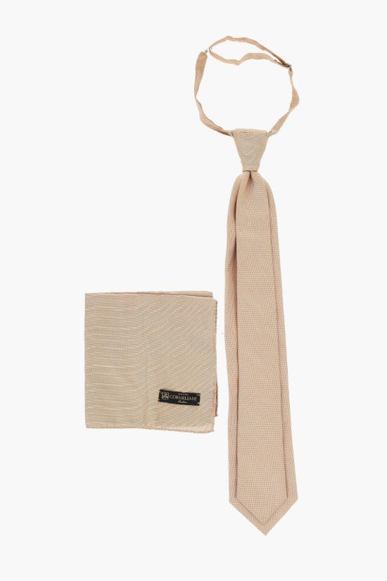  꼬르넬리아니 넥타이 77HUG7 6120495 034 Beige