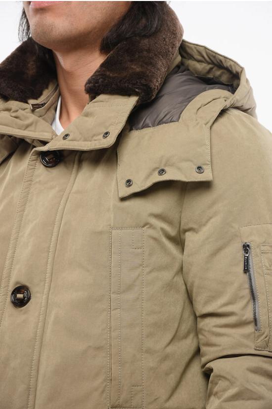  무레르 롱패딩 TEDS1 BEIGE 02 Brown - MOORER